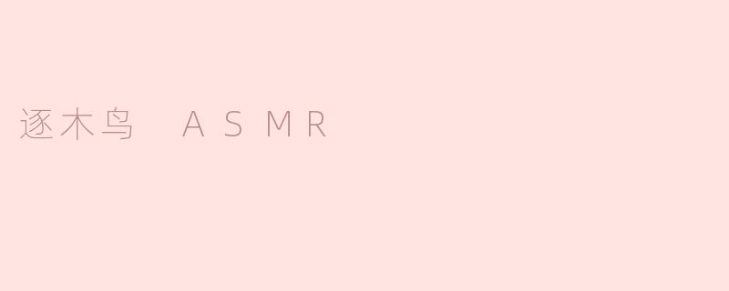 逐木鸟 ASMR